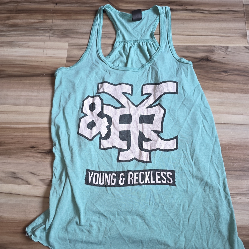 Young & Reckless Aqua Sleeveless Top